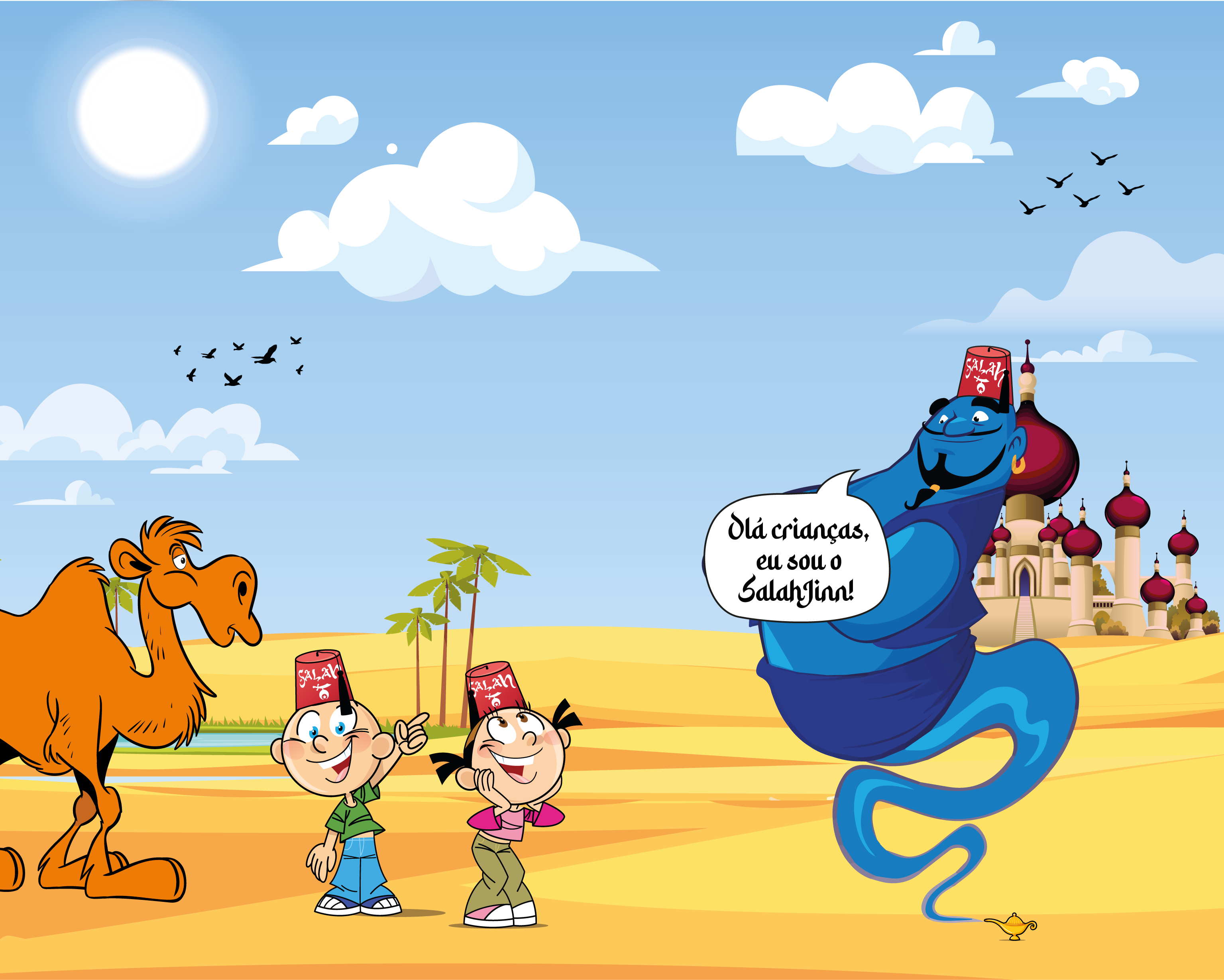 SalahJinn e mascotes